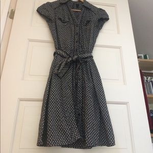 Cap sleeve cotton dress